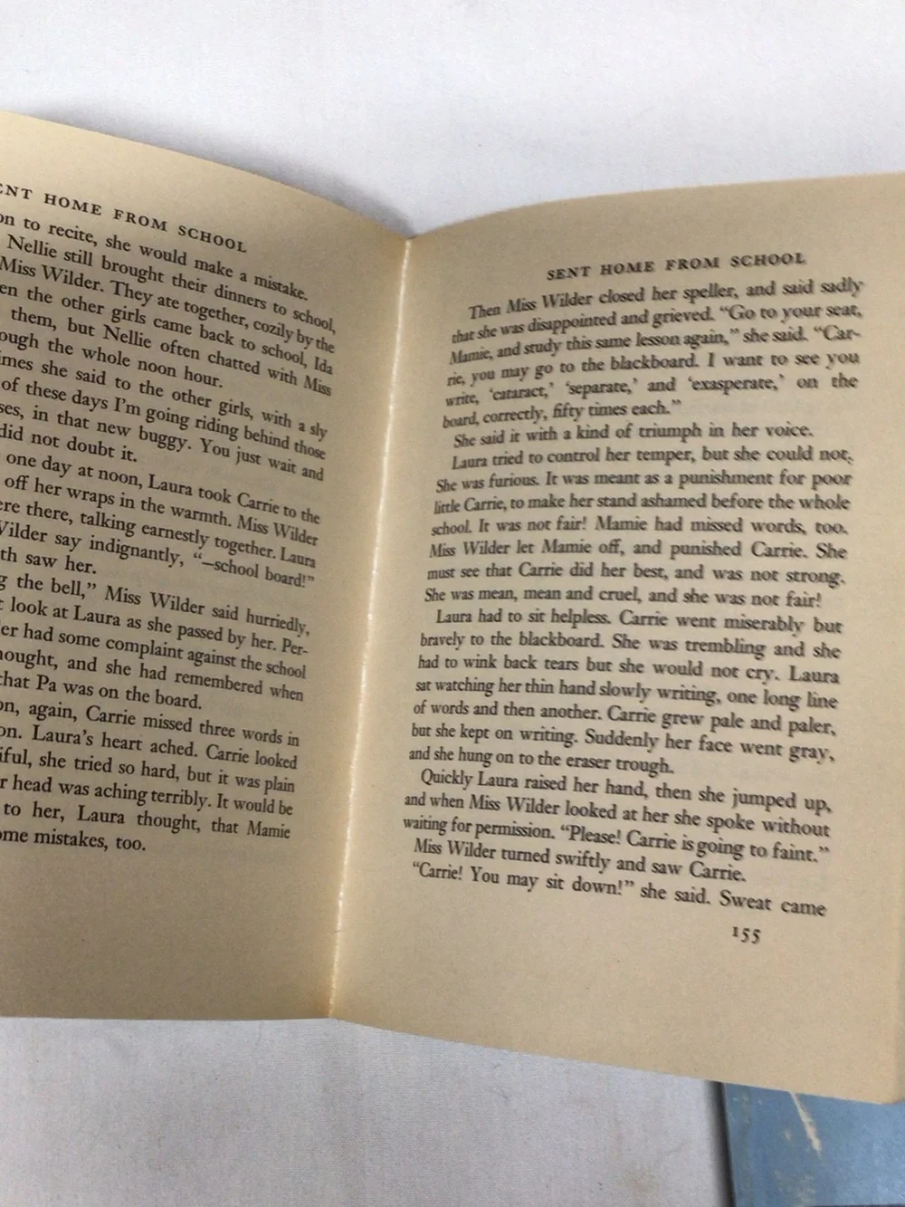 The Long Winter by Laura Ingalls Wilder - Blue Cover Coffee Table Book